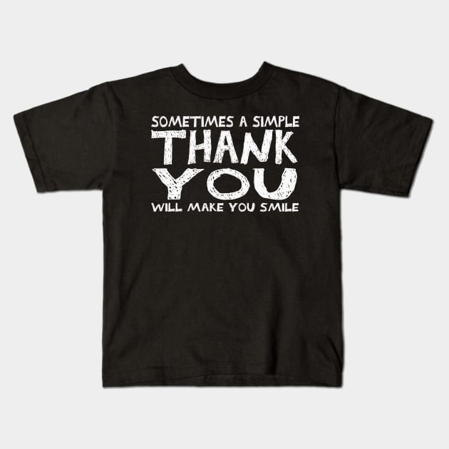 Thank you T-shirt design! Kids T-Shirt by VellArt